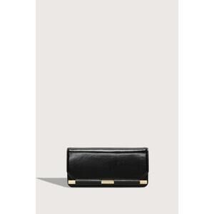 NEW VICTORIA BECKHAM women's leather clutch in black